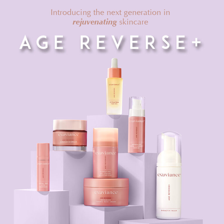 Bilde for sosiale medier Exuviance Age Reverse gruppebilde med text