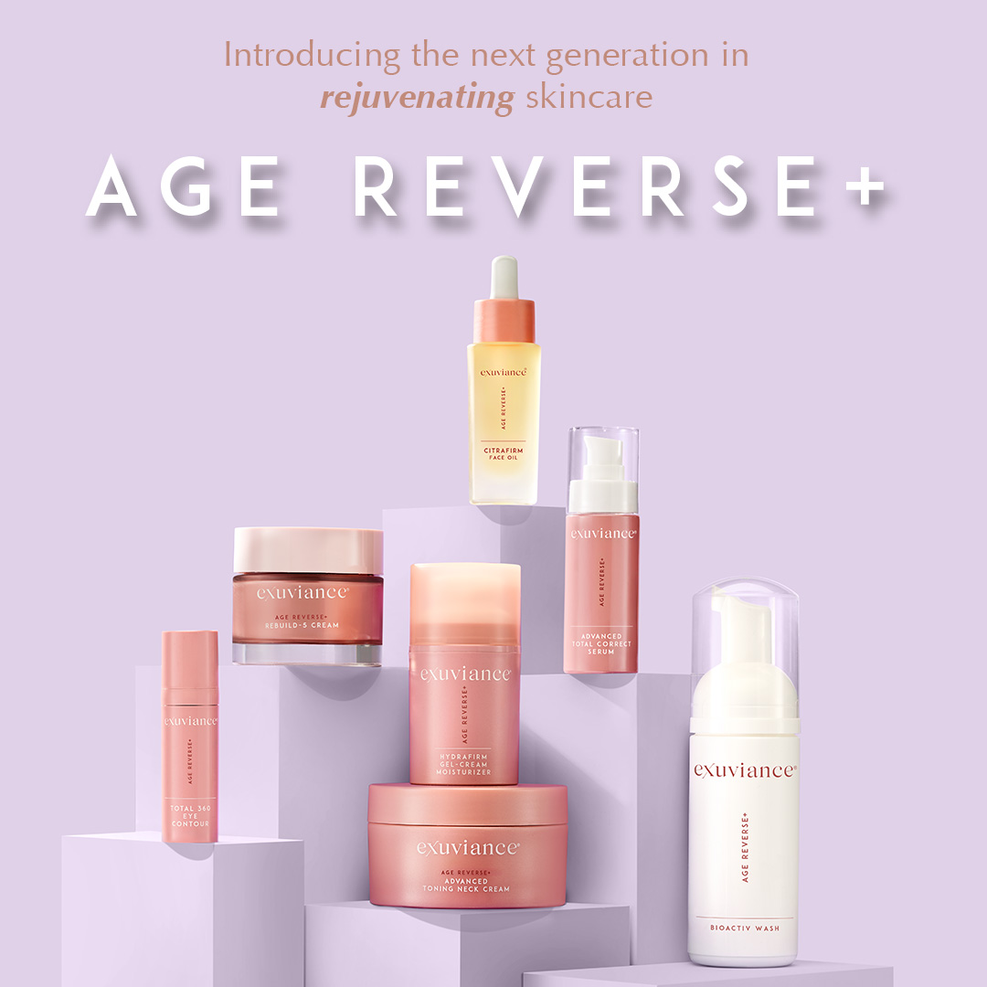 Bilde for sosiale medier Exuviance Age Reverse gruppebilde med text