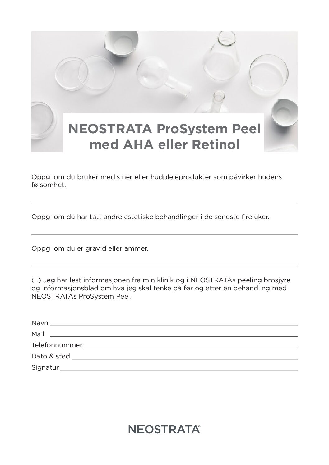 Samtykkeskjema NEOSTRATA