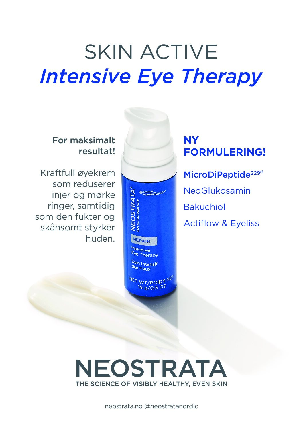 A4-skilt NEOSTRATA Intensive Eye Therapy