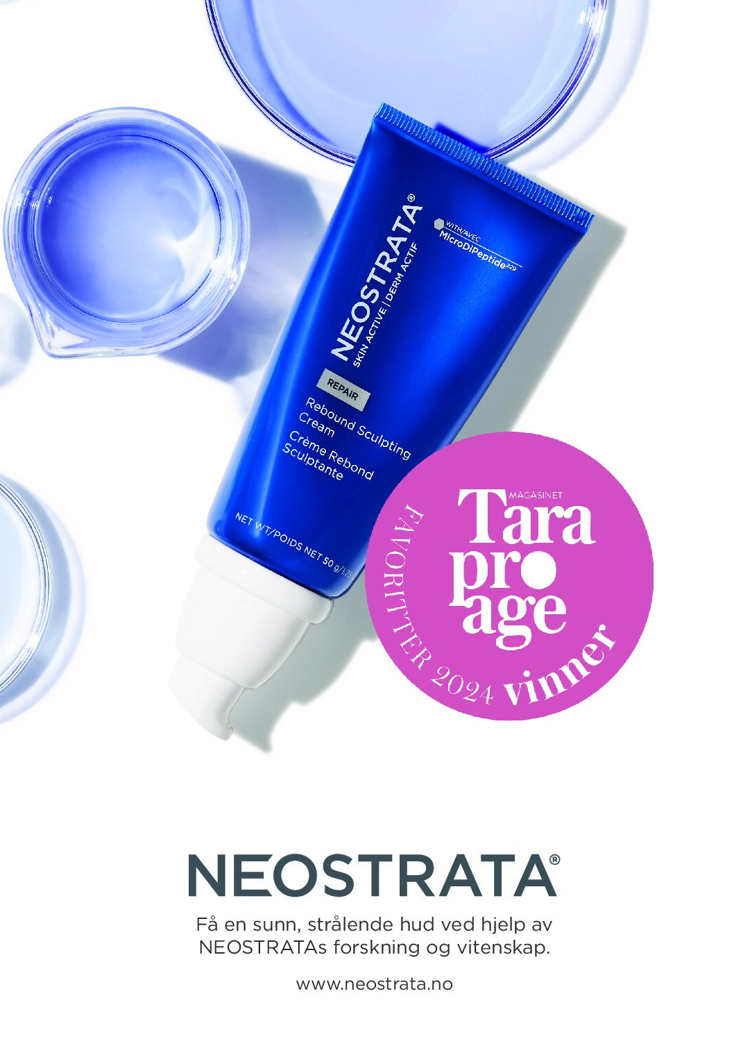 A4-skilt NEOSTRATA Tara Award