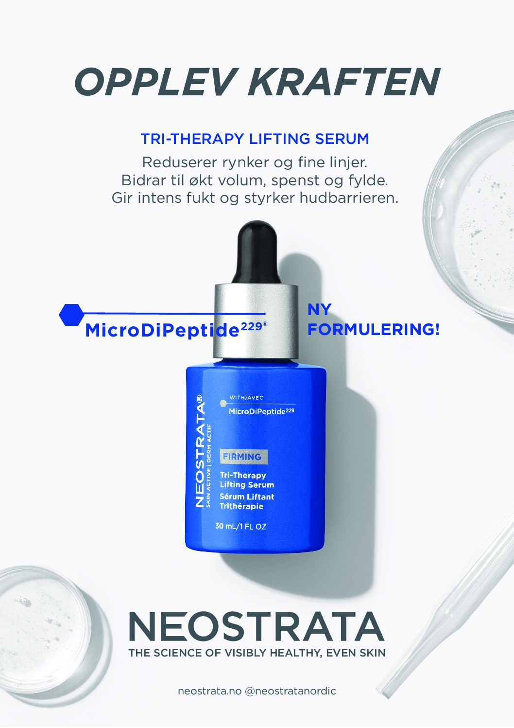 A4-skilt NEOSTRATA Tri-Therapy Lifting Serum