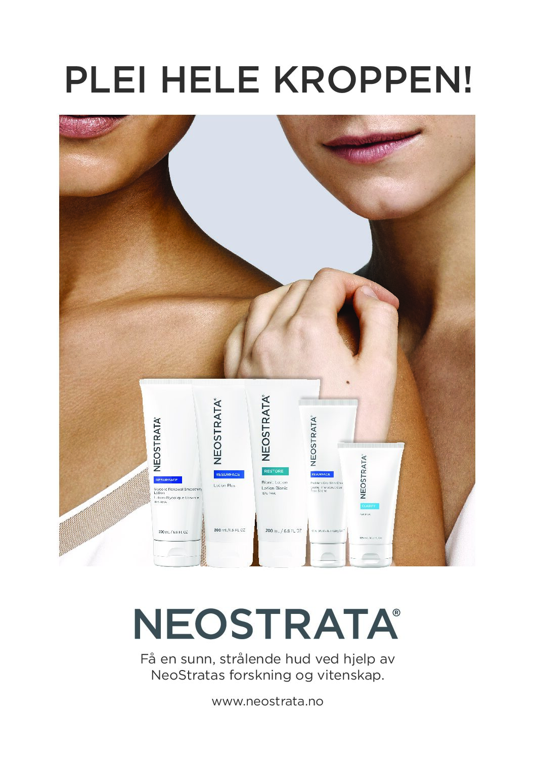 A4-skilt NEOSTRATA Plei hele kroppen