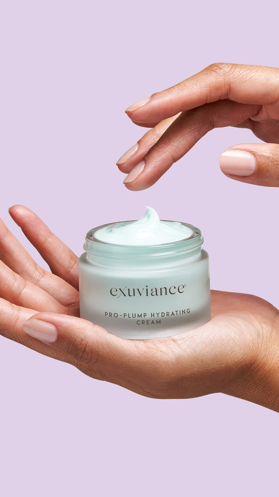 Bilde for sosiale medier Exuviance Pro-Plump Hydrating Cream hender story