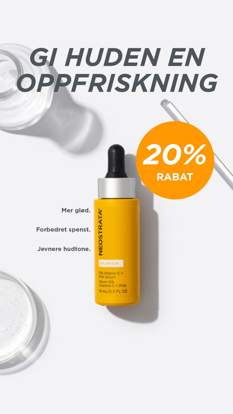 Bilde for sosiale medier NEOSTRATA Vitamin C + PHA kampanje Story