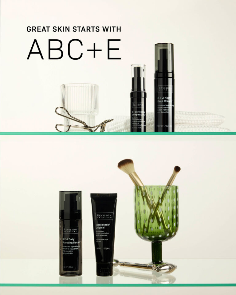 Bildekarusell til sosiale medier Revision Skincare ABCD 1
