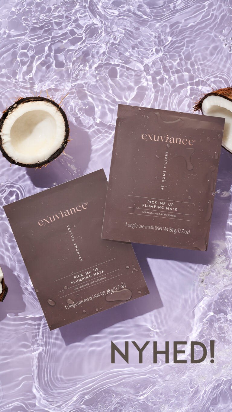 Bilde for sosiale medier Exuviance Pick-me-up plumping mask story