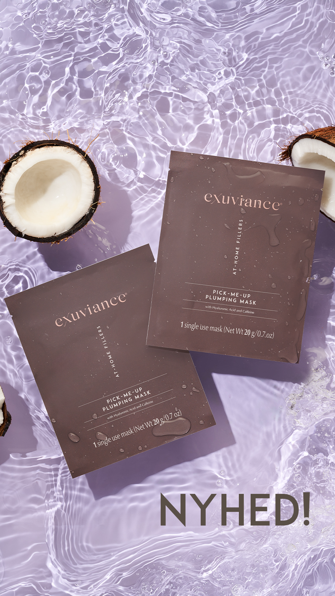 Bilde for sosiale medier Exuviance Pick-me-up plumping mask story
