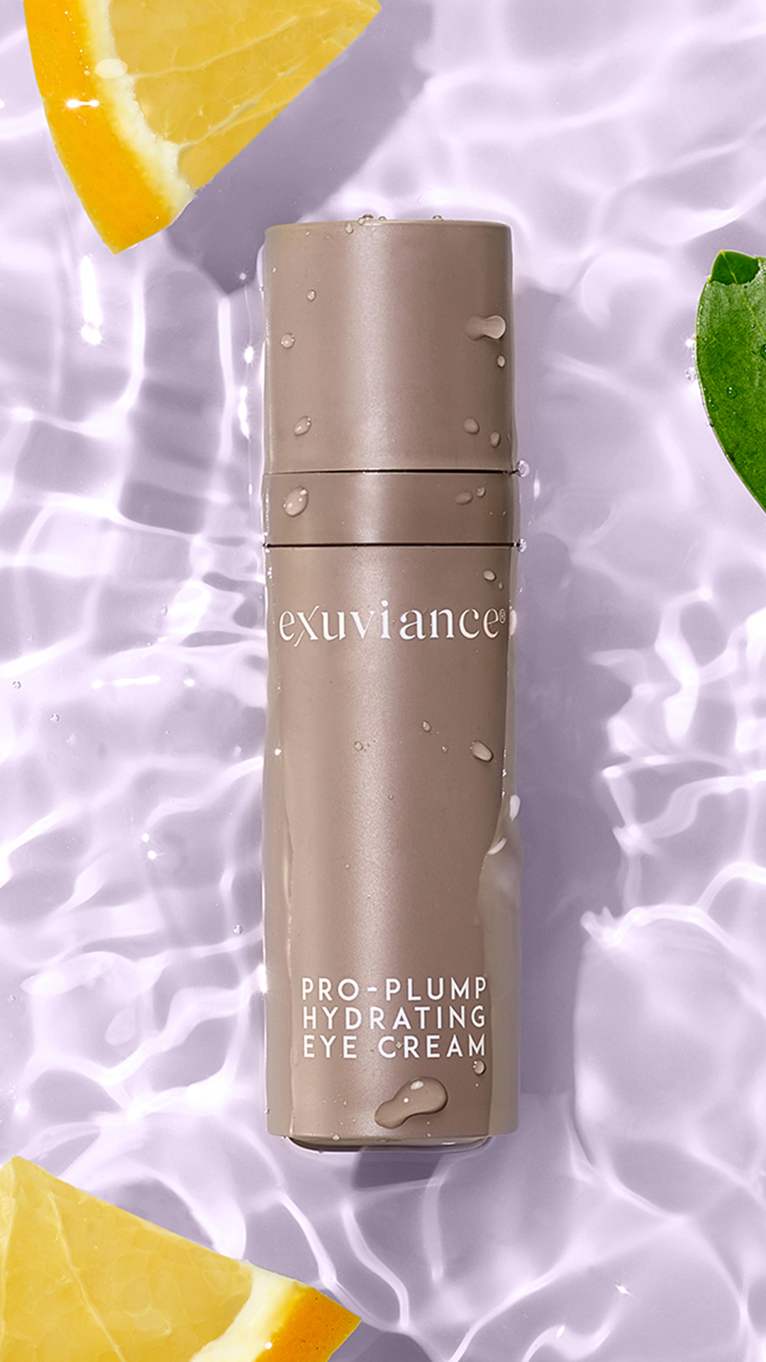 Bilde for sosiale medier Exuviance Pro-Plump Hydrating Eye Cream ingredients story