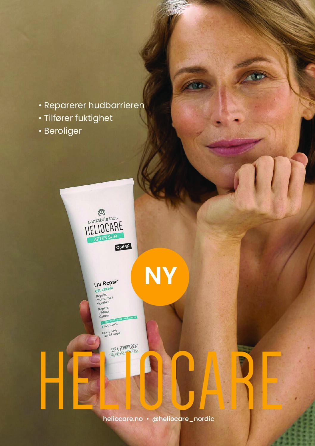 A4-skilt Heliocare UV Repair